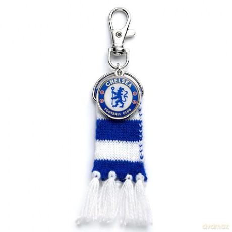 Carat Shop Chelsea FC Blue Stripe Scarf and Logo Backpack Hanger CFCBH002