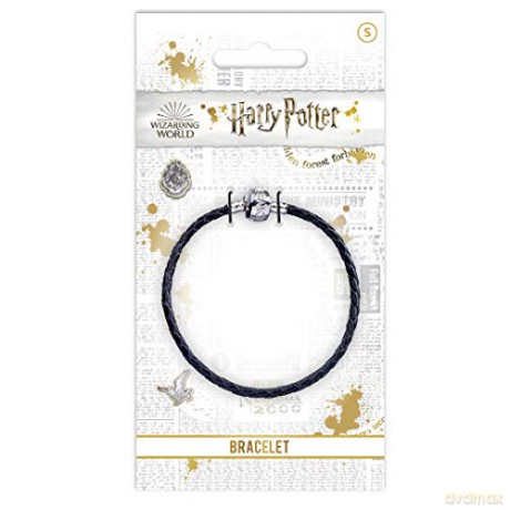 Carat Shop Harry Potter Leather Charm Bracelet 18cm Black HP002918