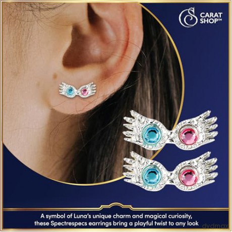Carat Shop Harry Potter Luna Glasses Stud Earrings WES00256