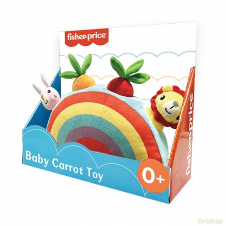 FisherPrice marchewka sensoryczna dla niemowląt (Baby Carrot Toy)