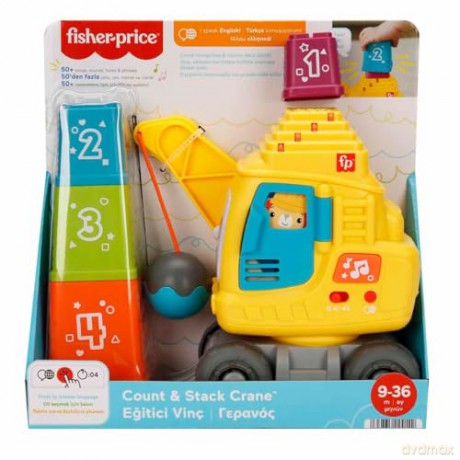 FisherPrice Count Stack Crane HWY62
