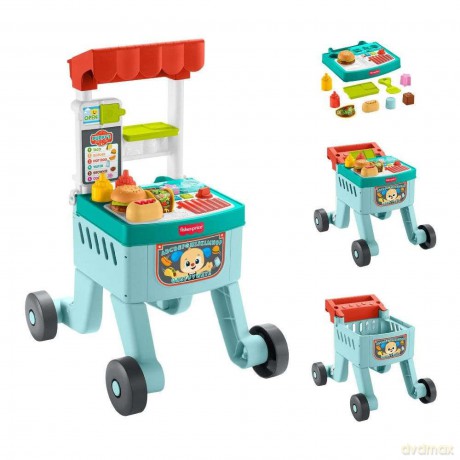 FisherPrice Educational Series Laugh Learn 4in1 Shopping Cart Walker JLM95
