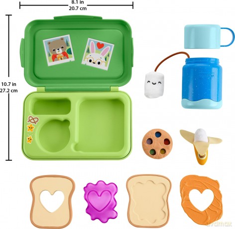 FisherPrice Friendship Forest Activity Lunchbox with Bottle Playset JLC01