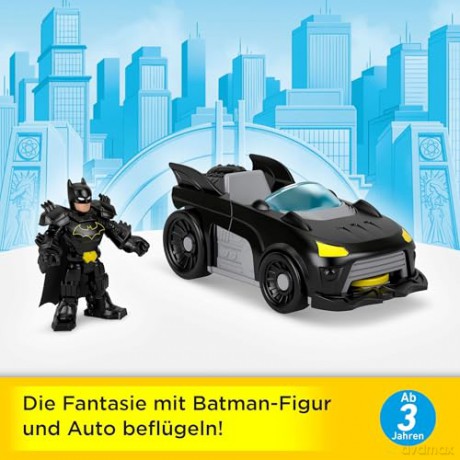 FisherPrice Imaginext DC Super Friends Metal Force Batmobile Vehicle JFJ68