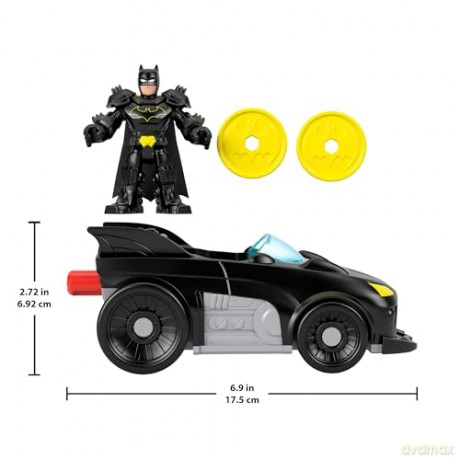 FisherPrice Imaginext DC Super Friends Metal Force Batmobile Vehicle JFJ68