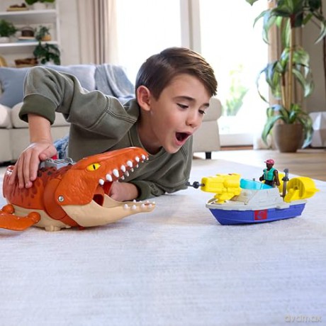 FisherPrice Imaginext Jurassic World Rebirth Aquachomp Chase Mosasaurus JFR23