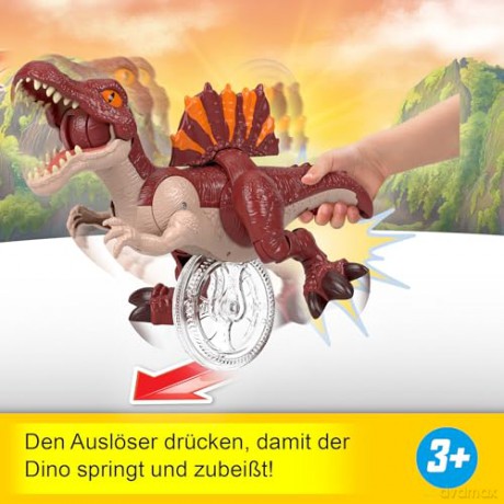 FisherPrice Imaginext Jurassic World Rebirth Sprinting Spinosaurus JFR24
