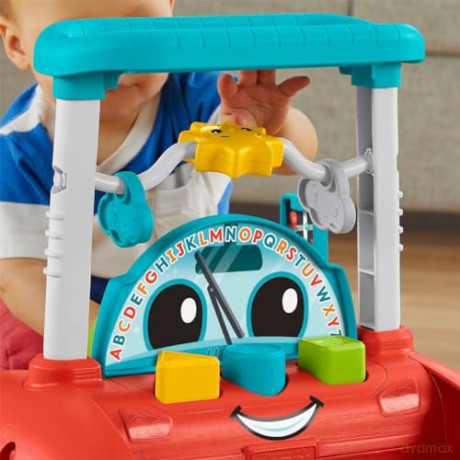 FisherPrice Laugh Learn 2Sided Steady Speed Walker Speaks ENGRTR HJP48
