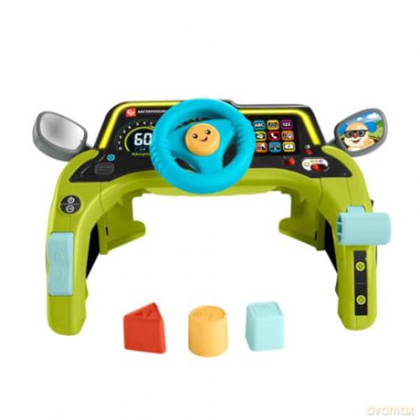 FisherPrice Laugh Learn Sit Steer Driver English Greek Turkish Language HYR91