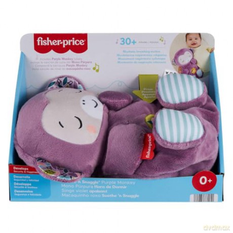 FisherPrice Soothe n Snuggle Purple Monkey JLH41
