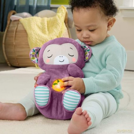 FisherPrice Soothe n Snuggle Purple Monkey JLH41
