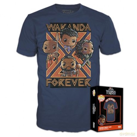 Funko Koszulka w pudełku Marvel Black Panther Wakanda Forever T-Shirt XL