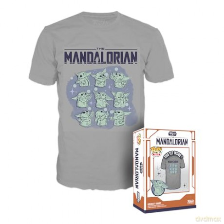 Funko Koszulka w pudełku Star Wars The Mandalorian Grogu On Ship T-Shirt M