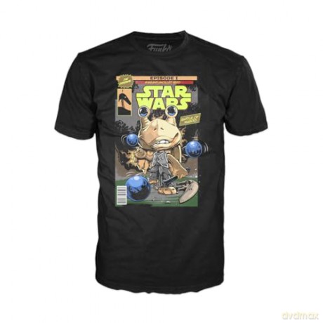 Funko Koszulka w pudełku Disney Star Wars The Phantom Menace Anniversary Jar Jar Bink T-Shirt L