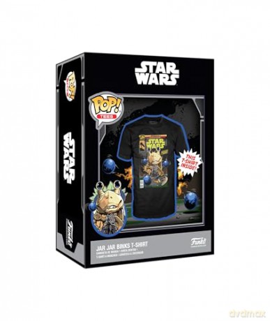 Funko Koszulka w pudełku Disney Star Wars The Phantom Menace Anniversary Jar Jar Bink T-Shirt M