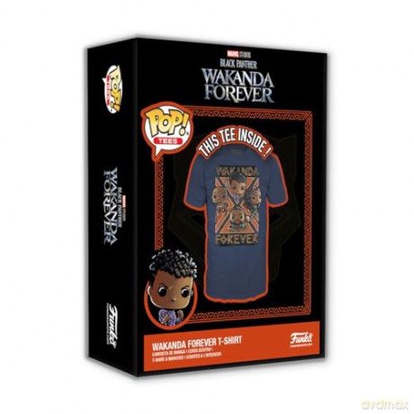 Funko Koszulka w pudełku Marvel Black Panther Wakanda Forever T-Shirt M