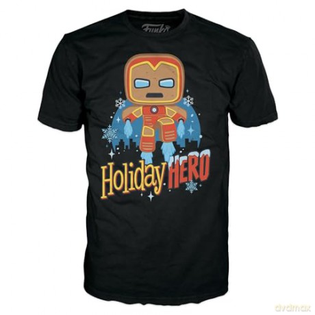 Funko Koszulka w pudełku Marvel Gingerbread Iron Man L