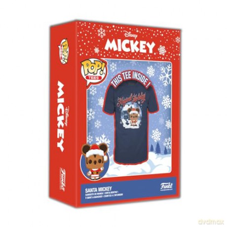 Funko Koszulka w pudełku Disney Holiday Santa Mickey M