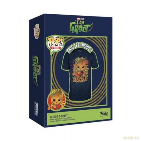 Funko Koszulka w pudełku Marvel I am Groot Shorts Relaxing Groot M