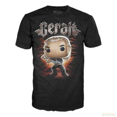Funko Koszulka w pudełku The Witcher Geralt Training M