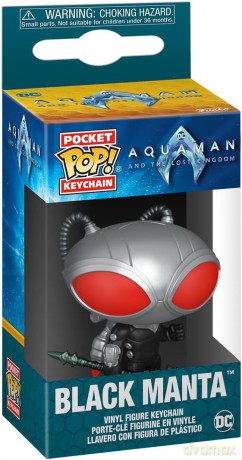 Funko Pocket Pop DC Aquaman and the Lost Kingdom Black Manta Vinyl Figure Keychain