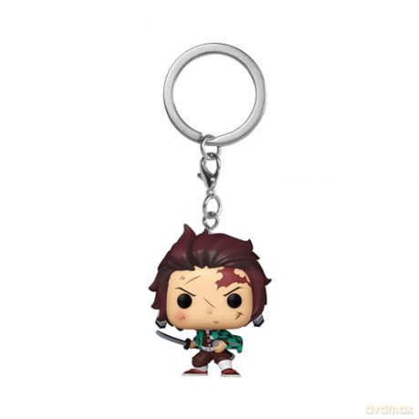 Funko Pocket Pop Demon Slayer S2 Tanjiro Kamado Bloody Vinyl Figure Keychain