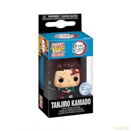 Funko Pocket Pop Demon Slayer S2 Tanjiro Kamado Bloody Vinyl Figure Keychain