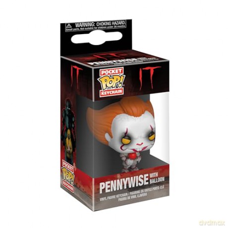 Funko Pocket Pop It Pennywise With Balloon Vinyl Figure Keychain