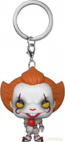 Funko Pocket Pop It Pennywise With Balloon Vinyl Figure Keychain