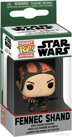 Funko Pocket Pop Star Wars The Book of Bobba Fett Fennec Shand Vinyl Figure Keychain