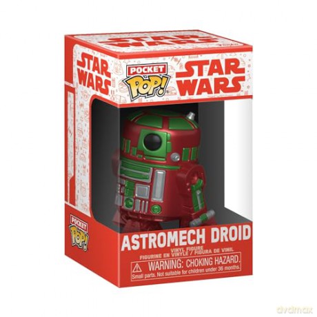 Funko Pocket Pop Tee Child Disney Star Wars Holiday R2D2 Metallic Vinyl Figure T-Shirt XL