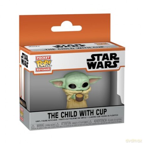 Funko Pocket Pop The Mandalorian The Child with Cup Vinyl Figure Keychain