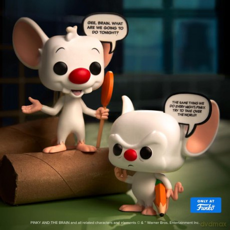 Funko Pop 2Pack Animation Sayings Pinky The Brain Glows in The Dark Special Edition Vinyl Figures
