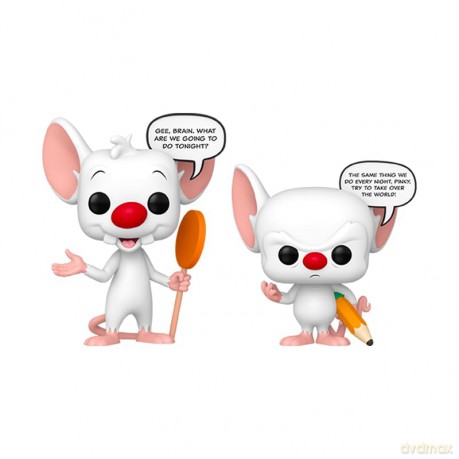 Funko Pop 2Pack Animation Sayings Pinky The Brain Glows in The Dark Special Edition Vinyl Figures