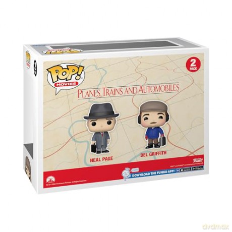 Funko Pop 2Pack Movies Planes Trains and Automobiles Neal Page Del Griffith Vinyl Figures