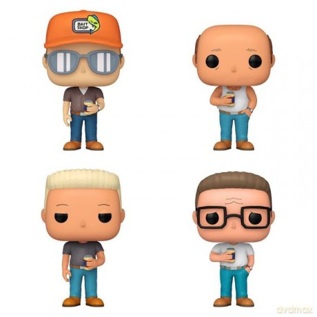 Funko Pop 4Pack King of The Hill Dale Gribble Special Edition Vinyl Figures