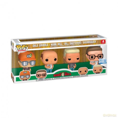 Funko Pop 4Pack King of The Hill Dale Gribble Special Edition Vinyl Figures