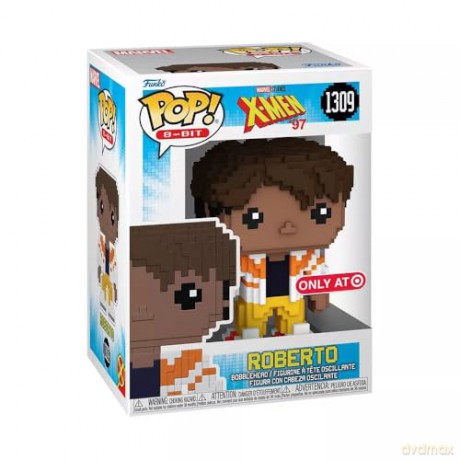 Funko Pop 8Bit XMen 97 Roberto Special Edition 1309 BobbleHead Vinyl Figure