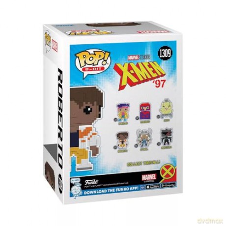 Funko Pop 8Bit XMen 97 Roberto Special Edition 1309 BobbleHead Vinyl Figure