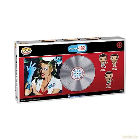 Funko Pop Albums Deluxe Blink182 Mark Hoppus Travis Barker Tom DeLonge Enema of the State 36 Vinyl Figures