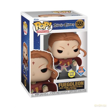 Funko Pop Animation Black Clover Fuegoleon Glows in the Dark Special Edition 1555 Vinyl Figure