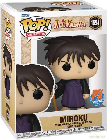 Funko Pop Animation Inuyasha Miroku Special Edition 1594 Vinyl Figure
