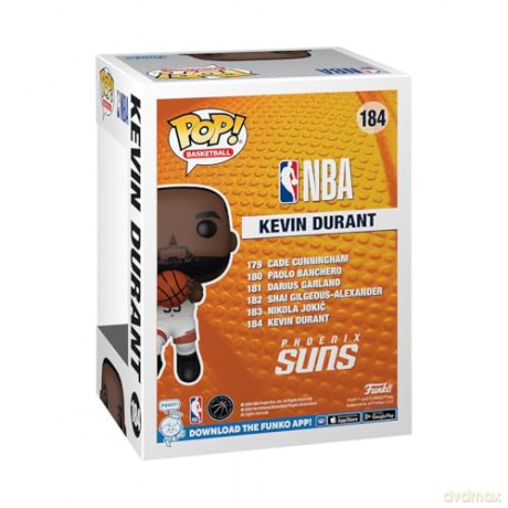 Funko Pop Basketball NBA Phoenix Suns Kevin Durant 184 Vinyl Figure