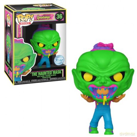 Funko Pop Books Goosebumps The Haunted Mask Blacklight Special Edition 36 Vinyl Figure