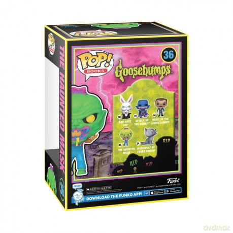 Funko Pop Books Goosebumps The Haunted Mask Blacklight Special Edition 36 Vinyl Figure