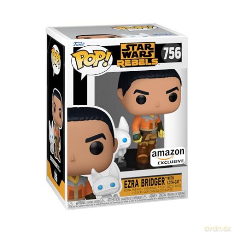 Funko Pop Buddy Disney Star Wars Rebels Ezra Bridger with Loth Cat Special Edition 756 BobbleHead Vinyl Figure