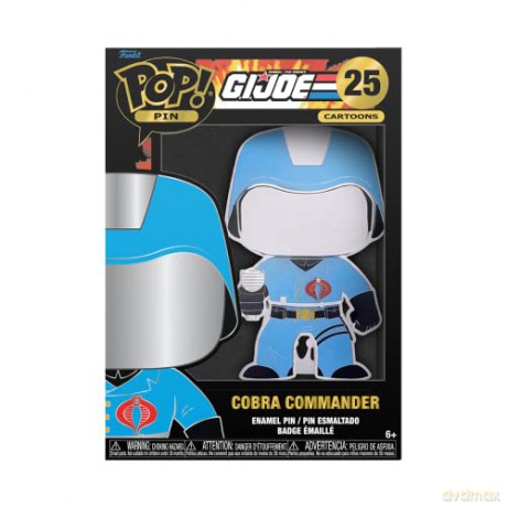 Funko Pop Cartoons Pin GI Joe Cobra Commander 25 Large Enamel Pin GIJPP0002