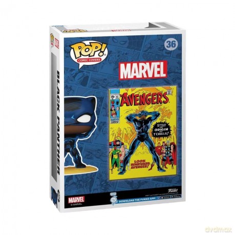 Funko Pop Comic Covers Marvel The Avengers Black Panther Special Edition 36 Vinyl Figure