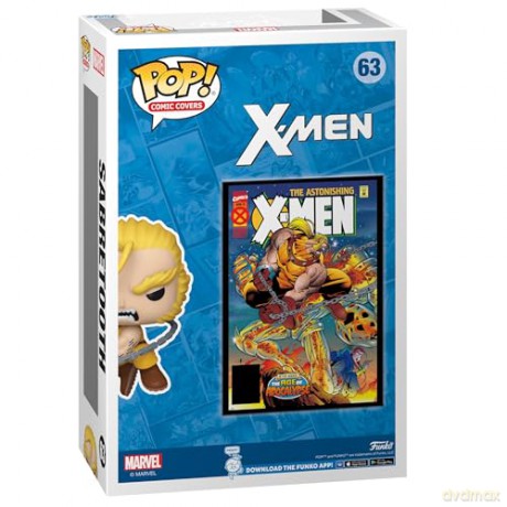Funko Pop Comic Covers Marvel XMen Sabretooth Special Edition 63 Vinyl Figure