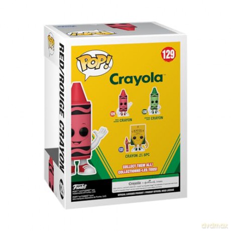 Funko Pop Crayola RedRouge Crayon 129 Vinyl Figure